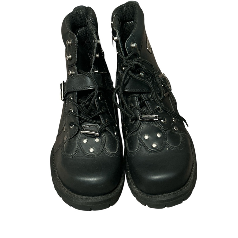 Milwaukee men’s  Black Leather Boots NWOT